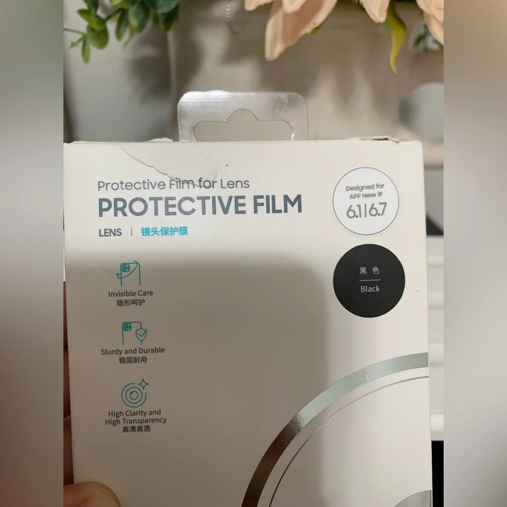 BENKS Designed for iPhone 14 Plus Camera Lens Protector.
